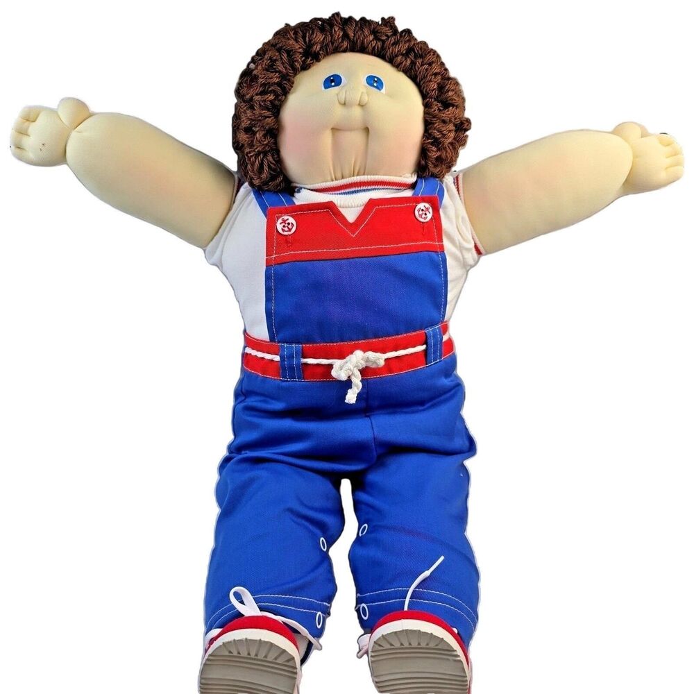 Vintage Rare 24" Coleco Cabbage Patch Kids Display Boy Doll - 1985 Hand-Signed
